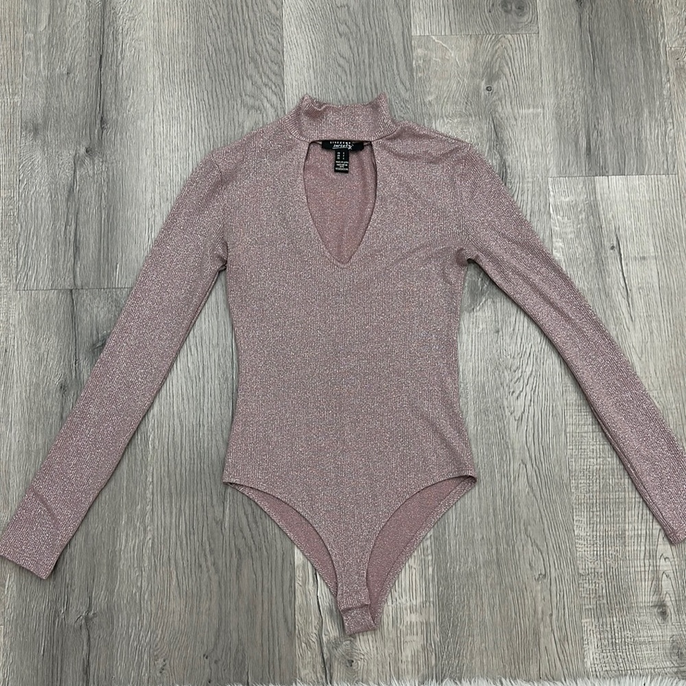 Women’s pink bodysuit size S